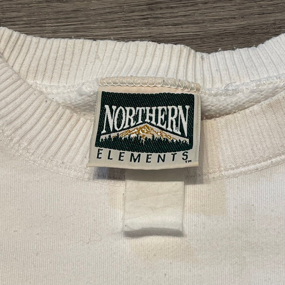 Vintage 90s Northern Elements SKIING Crewneck Sweatshirt