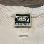 Vintage 90s Northern Elements SKIING Crewneck Sweatshirt