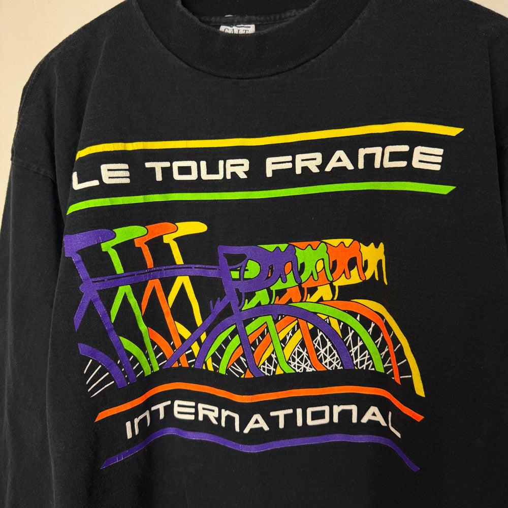 Vintage 90's LE TOUR FRANCE International Mock Neck Sweatshirt