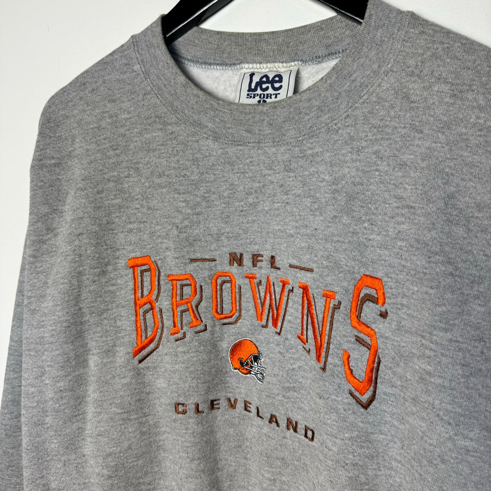 Vintage 90's NFL Cleveland BROWNS Embroidered Sweatshirt