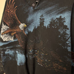 Vintage 90's EAGLE Wildlife All Over Print Sweatshirt