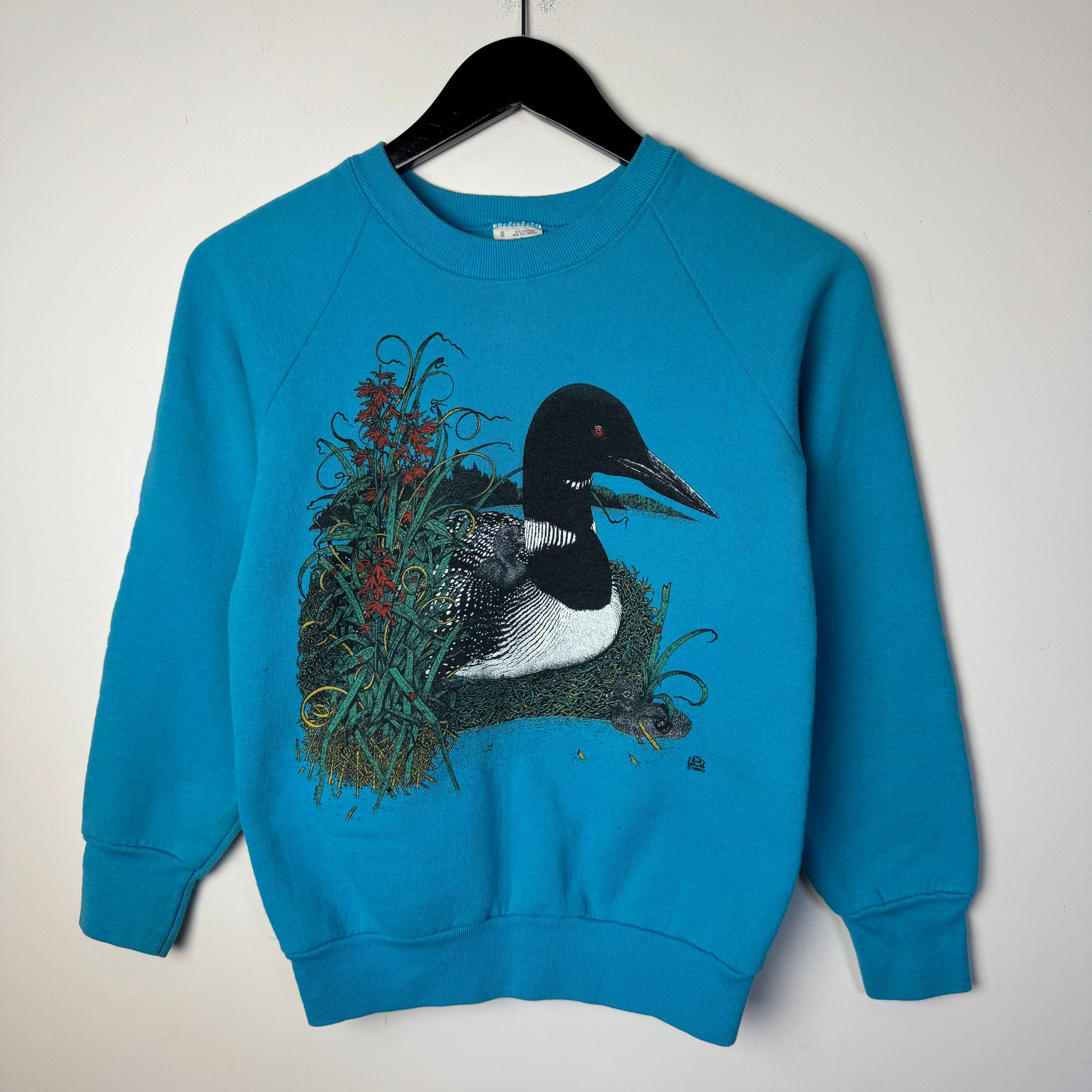 Vintage 90's LOON Wildlife Sweatshirt