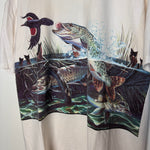 Vintage 90's GREAT LAKES GAME Fishing Wildlife Tshirt