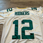 Vintage NFL Green Bay PACKERS #12 Rodgers Football Jersey