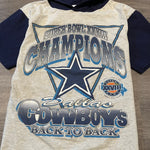 Vintage 90's NFL Dallas COWBOYS Hooded Tshirt