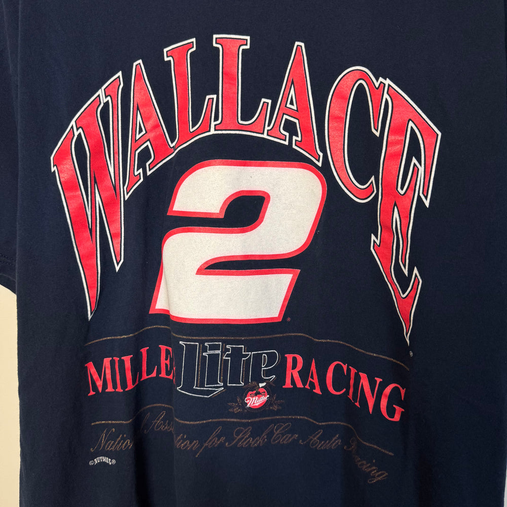 Vintage MILLER LITE Racing Rusty Wallace Tshirt