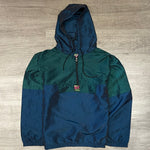 Vintage 90s SURF STYLE Iridescent Anorak Windbreaker Jacket