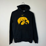 NIKE Middle Swoosh University of IOWA Hawkeyes Varsity Hoodie Sweatshirt