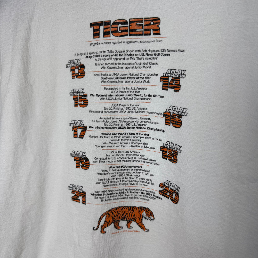 Vintage TIGER WOODS Golf Tshirt