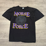 Vintage 1990 NFL Minnesota Vikings NORSE FORCE Tshirt