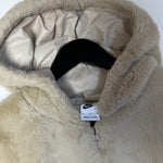 NIKE Swoosh Faux Fur Hoodie Jacket