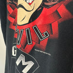Vintage 90's LOONEY TUNES Taz Gym Tshirt Hoodie