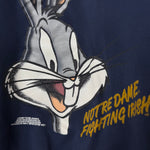 Vintage 1993 Looney Tunes BUGS BUNNY Notre Dame Sweatshirt