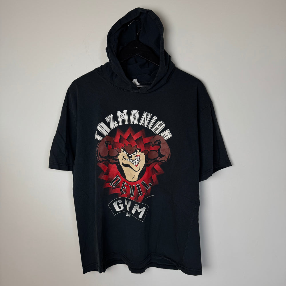 Vintage 90's LOONEY TUNES Taz Gym Tshirt Hoodie