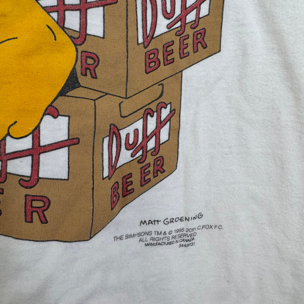 Vintage 1995 THE SIMPSONS Homer The Drinker Tshirt