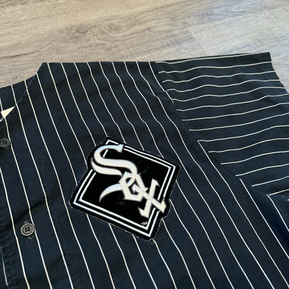 Vintage 90's MLB Chicago WHITE SOX Pinstripe Baseball Jersey