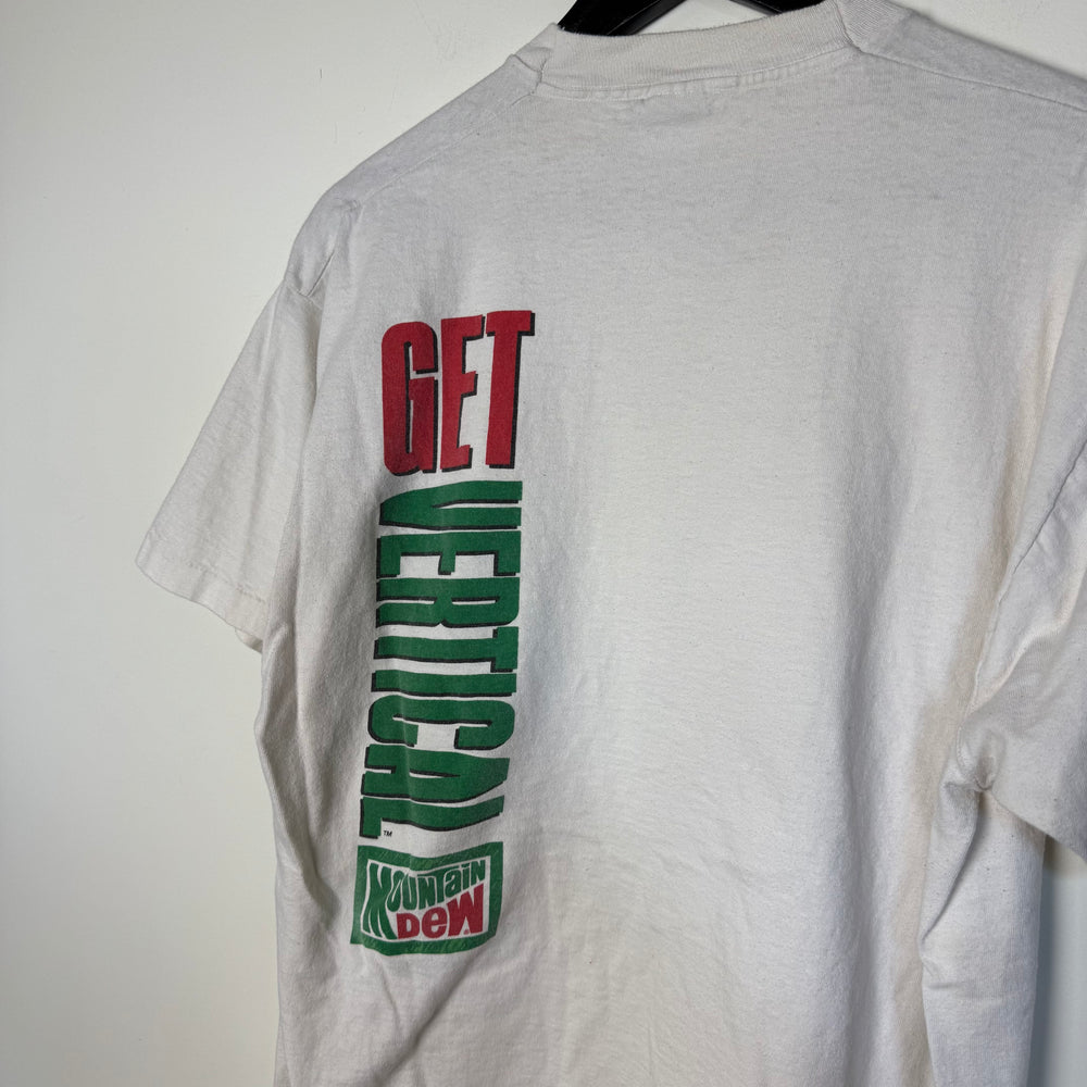 Vintage 90's MOUNTAIN DEW Get Vertical Promo Tshirt