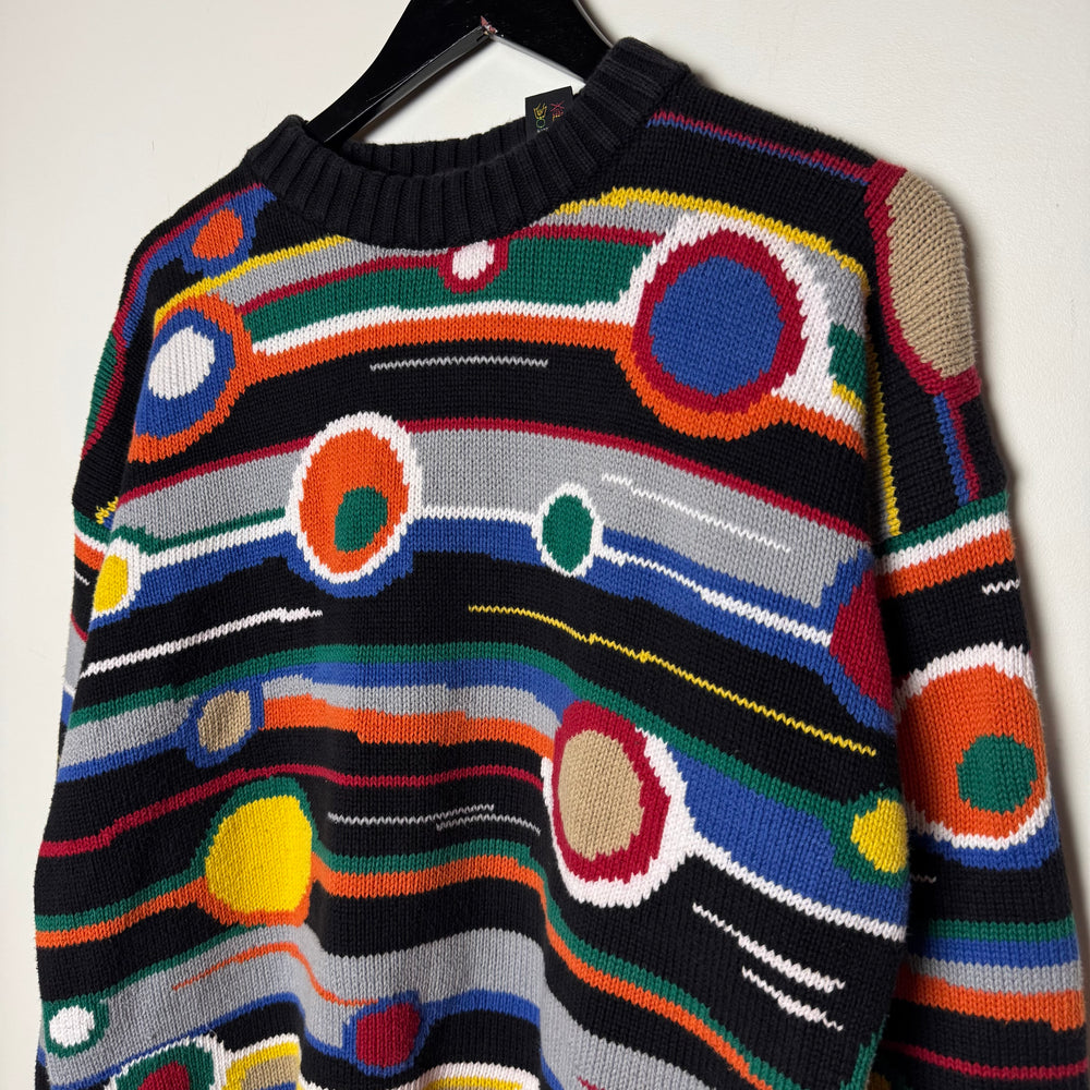 Vintage 90's Greg Norman Abstract Knit Sweater