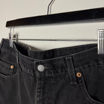 Vintage LEVI'S Black Denim Shorts