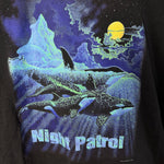 Vintage 90's NIGHT PATROL Wildlife Ocean Tshirt