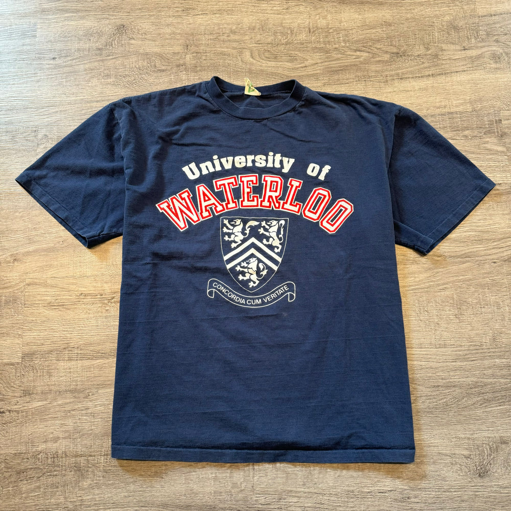 Vintage 90's University of WATERLOO Ontario Varsity Tshirt