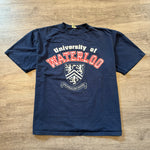 Vintage 90's University of WATERLOO Ontario Varsity Tshirt