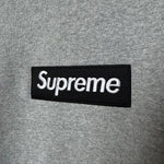 SUPREME F/W 2022 Black on Grey Box Logo Crewneck Sweatshirt