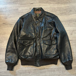 Vintage COCKPIT Type A-2 Air Force Leather Jacket Made in USA