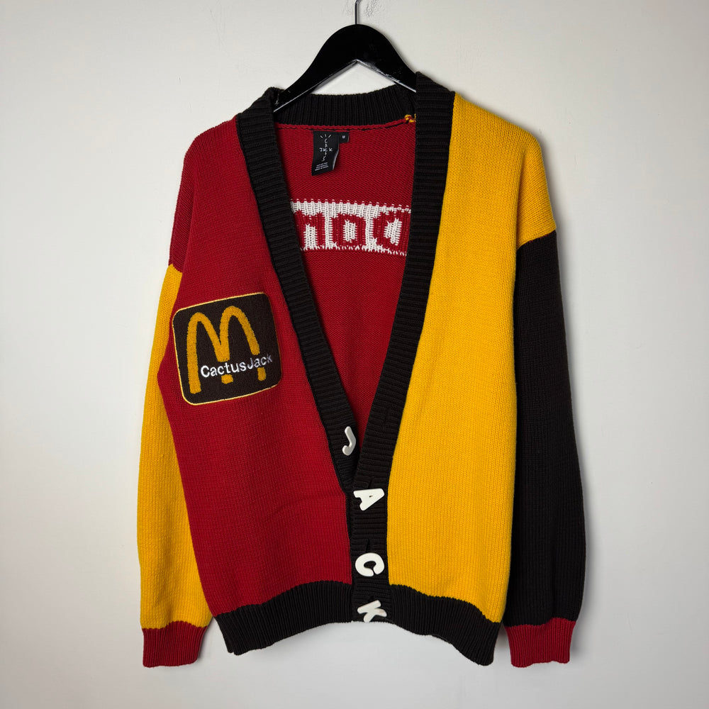 TRAVIS SCOTT Cactus Jack McDonalds Knit Cardigan Sweater