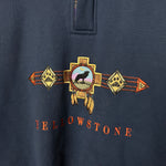 Vintage 90's YELLOWSTONE Wildlife Hoodie Sweatshirt