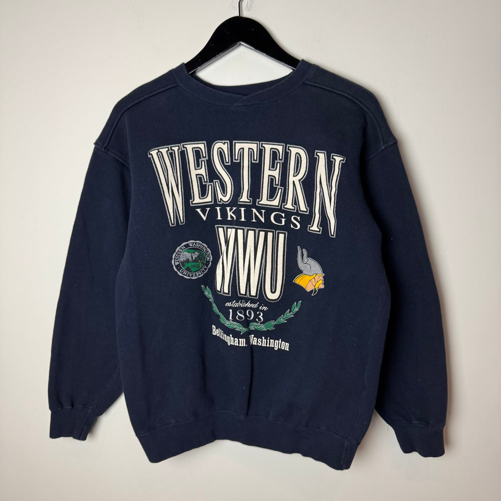 Vintage 90's WWU Western Washington University Varsity Sweatshirt