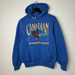 Vintage CANADIAN MARSHLANDS Wildlife Hoodie Sweatshirt