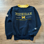 Vintage 90's University of MICHIGAN Embroidered Varsity Sweatshirt