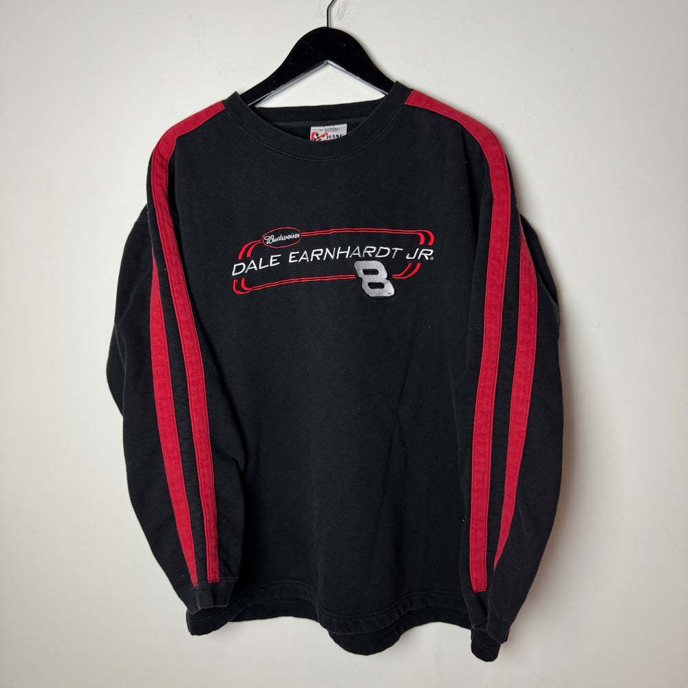 Vintage 90's NASCAR Racing Dale Jr. Budweiser Sweatshirt
