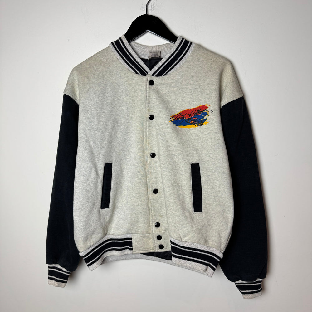 Vintage 90's NASCAR Racing Rusty Wallace Bomber Sweatshirt