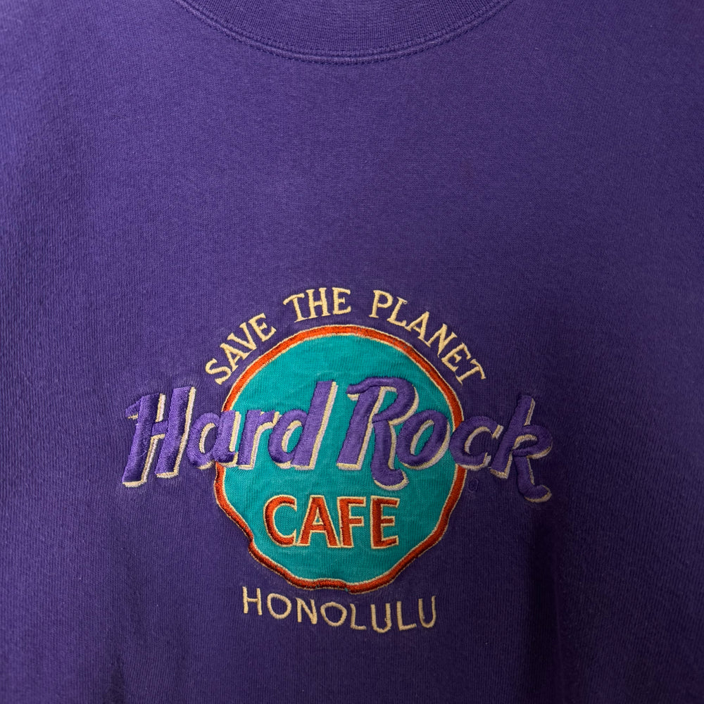 Vintage 90's HARD ROCK CAFE Embroidered Sweatshirt