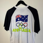 Vintage 90's ADIDAS Olympics Team Australia Raglan Tshirt