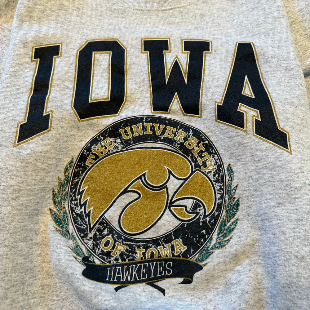 Vintage 90's University of IOWA Varsity Sweatshirt