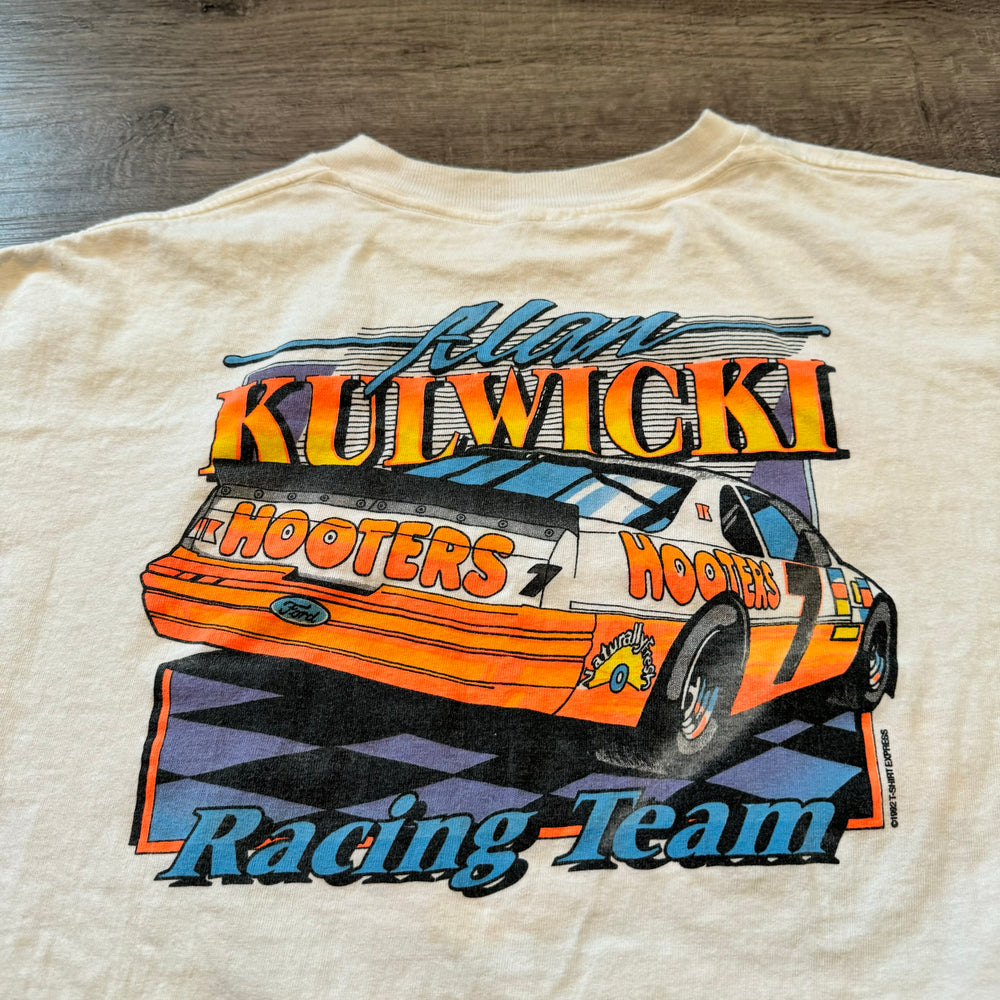 Vintage 1992 HOOTERS Racing Alan Kulwicki Tshirt