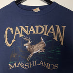 Vintage 90's Canadian Marshlands WILDLIFE Sweatshirt