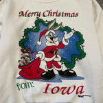 Vintage 90's LOONEY TUNES Bugs Bunny CHRISTMAS Sweatshirt
