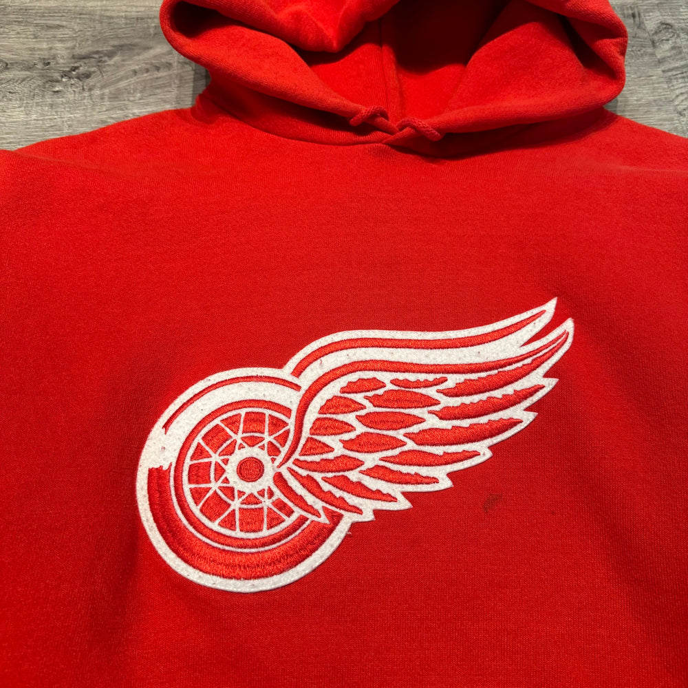 Vintage NHL Detroit RED WINGS Hoodie Sweatshirt