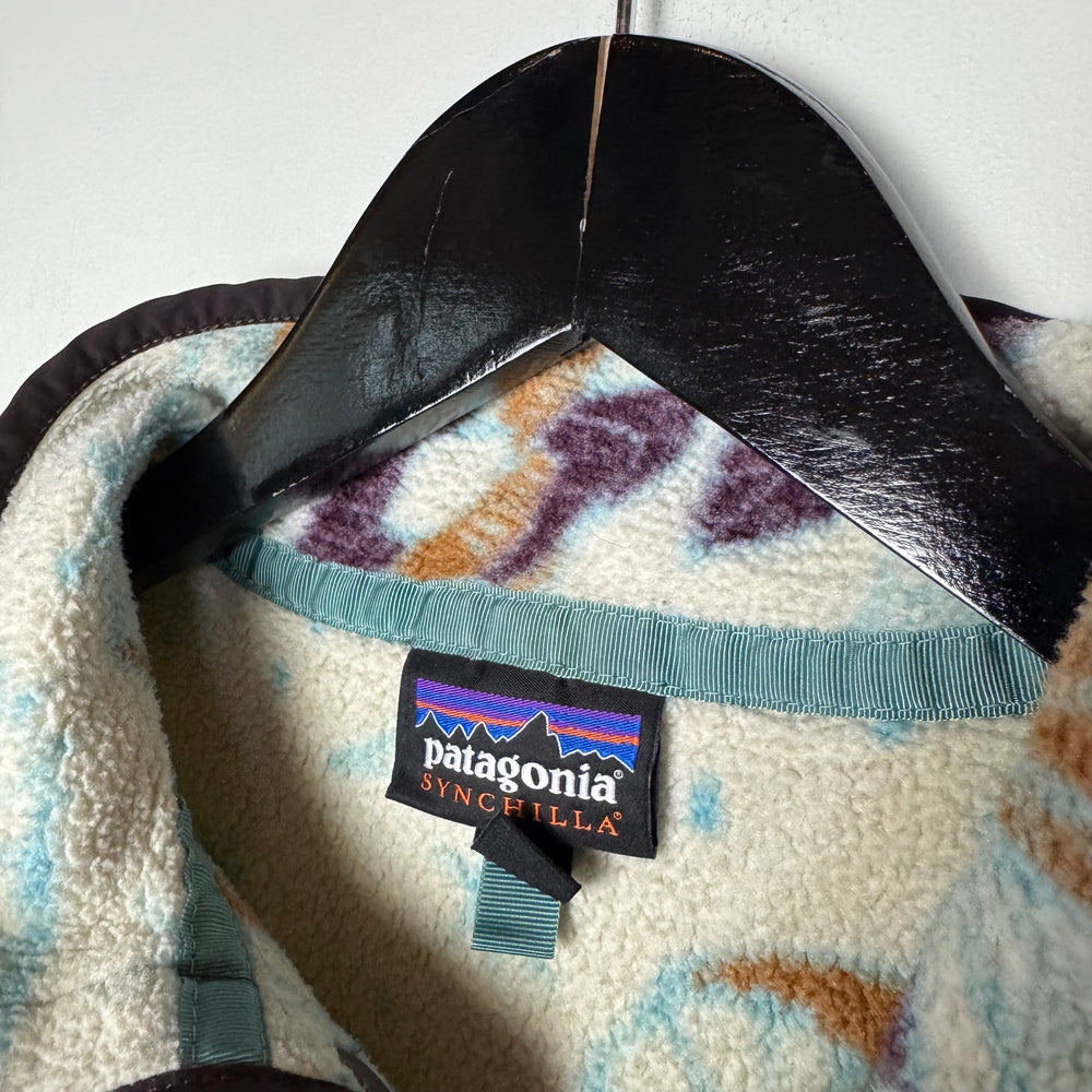 PATAGONIA Patterned Synchilla Snap T Fleece Sweater