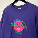 Vintage 90's Hard Rock Cafe SAVE THE PLANET Sweatshirt