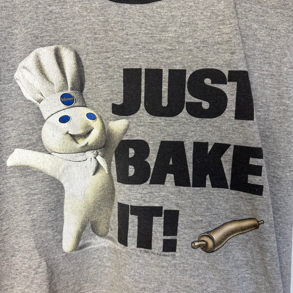 Vintage 90's PILSBURY Dough Boy JUST BAKE IT Tshirt