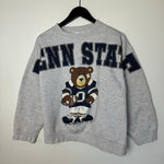 Vintage 90's PENN STATE University Teddy Bear Varsity Sweatshirt