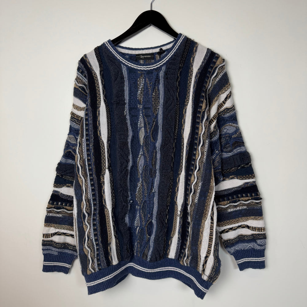 Vintage 90's 3D Cable Knit Sweater