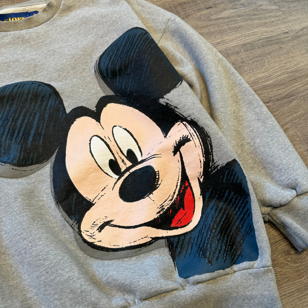 DISNEY Mickey Mouse Jumbo Print Crewneck Sweatshirt