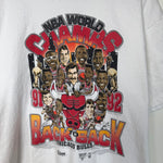 Vintage 1992 NBA Chicago BULLS Salem Caricature Tshirt
