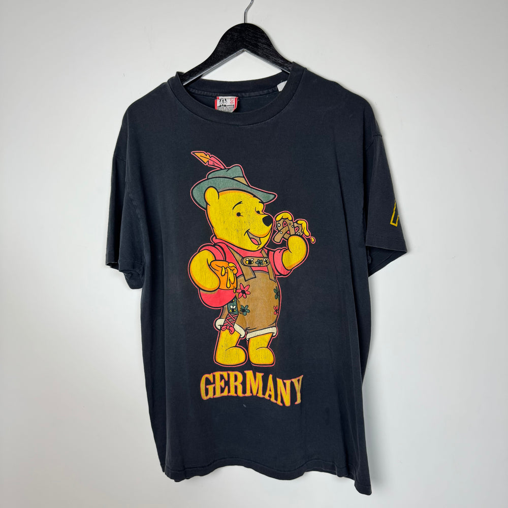 Vintage 90's DISNEY Winnie The Pooh GERMAN Epcot Tshirt